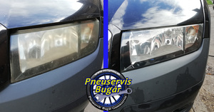 Leštenie svetlometov